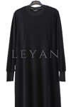 Defrina Monolu Elbise- LYN04031 Siyah