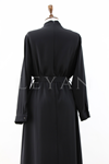 Fuat Gürşen Taş Baskılı Elbise- LYN03949 Siyah