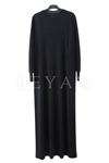 Defrina Monolu Elbise- LYN04031 Siyah