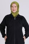 Behrem Boncuk İşlemeli Takım- LYN03904 Siyah