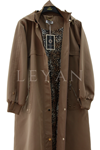 Orhan Store Kuşgözü Detaylı Paraşüt Kap- LYN04176 Açık Kahve