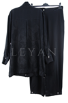 My312 Çıtçıtlı Cepli Jakar Takım- LYN04190 Siyah