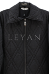Dule Kapitone Mont- LYN04203 Siyah