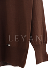 My312 Yarım Balıkçı Bluz- LYN03927 Kahve