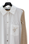 Fuat Gürşen Poplin Detaylı Tunik- LYN04219 Bej
