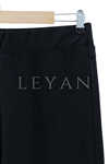 Çelik Örme Pantolon- LYN04223 Siyah
