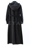 Orhan Store Brokar Kumaş Detaylı Kap- LYN04233 Siyah