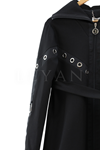 Orhan Store Kuşgözü Detaylı Kap- LYN03213 Siyah
