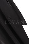 Yaka Detaylı Çelik Örme Hırka- LYN03291 Siyah