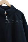 Yaka Detaylı Çelik Örme Hırka- LYN03291 Siyah