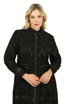 Safir Cep Detaylı Fermuarlı Kap- LYN03241 Gümüş