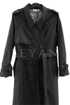 Dule Leopar Desenli Trençkot- LYN04250 Siyah