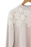 Orhan Store Peluş Detaylı Takım- LYN03089 Bej