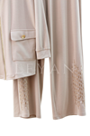 Orhan Store İşleme Detaylı Takım- LYN04258 Bej