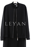 Nuss Bumber Ceketli Elbise- LYN04263 Siyah