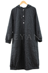 Dule Kabartmalı Kap- LYN02772 Siyah