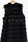 Astarlı Peluş Yelek- LYN01869 Siyah