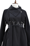 Orhan Paraşüt Detaylı Kap- LYN04289 Siyah