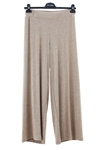 Fuat Gürşen Beli Lastikli Pantolon- LYN04285 Bej