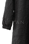 Dule Kabartmalı Kap- LYN02772 Siyah