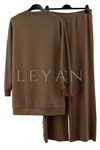 Orhan Store Taşlı Takım- LYN04231 Taba