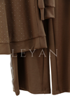 Orhan Store Taşlı Takım- LYN04231 Taba