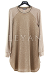 Fuat Gürşen Payet Detaylı Tunik- LYN04275 Bej