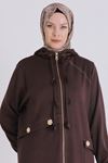 Behrem Gold Detaylı Kap- LYN04300 Kahve