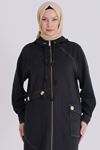 Behrem Gold Detaylı Kap- LYN04300 Siyah