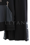 Orhan Store Kuşgözü Detaylı Takım- LYN04306 Siyah