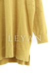 Nuss Boncuk İşlemeli Tunik- LYN04326 Hardal
