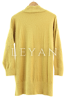 Nuss Boncuk İşlemeli Tunik- LYN04326 Hardal