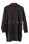 Nuss Boncuk İşlemeli Tunik- LYN04326 Kahve
