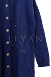 Nuss İşleme Detaylı Hırka- LYN04327 Lacivert