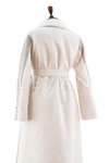 Orhan Store Triko Detaylı Kaban- LYN04339 Ekru