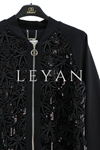 Orhan Store Payetli Ceket- LYN04341 Siyah