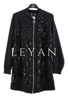 Orhan Store Payetli Ceket- LYN04341 Siyah