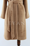 Orhan Store Kolları İşlemeli Kaban- LYN04344 Camel