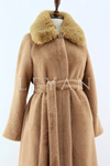 Orhan Store Kolları İşlemeli Kaban- LYN04344 Camel