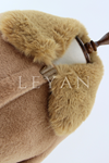 Orhan Store Kolları İşlemeli Kaban- LYN04344 Camel