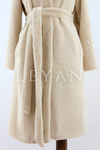 Orhan Store Kolları İşlemeli Kaban- LYN04344 Bej