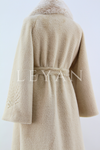 Orhan Store Kolları İşlemeli Kaban- LYN04344 Bej