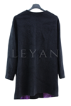 Missemramiss Veloura İşlemeli Angora Kap- LYN04347 Siyah