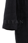 Missemramiss Veloura İşlemeli Angora Kap- LYN04347 Siyah