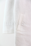 Missemramiss Veloura İşlemeli Angora Kap- LYN04347 Ekru