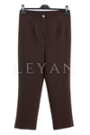 Sentez Milano Boru Paça Pantolon- LYN04351 Kahve