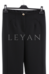 Sentez Milano Boru Paça Pantolon- LYN04351 Siyah