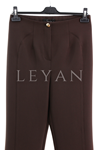 Sentez Milano Boru Paça Pantolon- LYN04351 Kahve