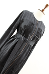 Orhan Store Astarlı Qupra Ferace- LYN04346 Siyah