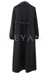 Orhan Store Deri Detaylı Kap- LYN04025 Siyah